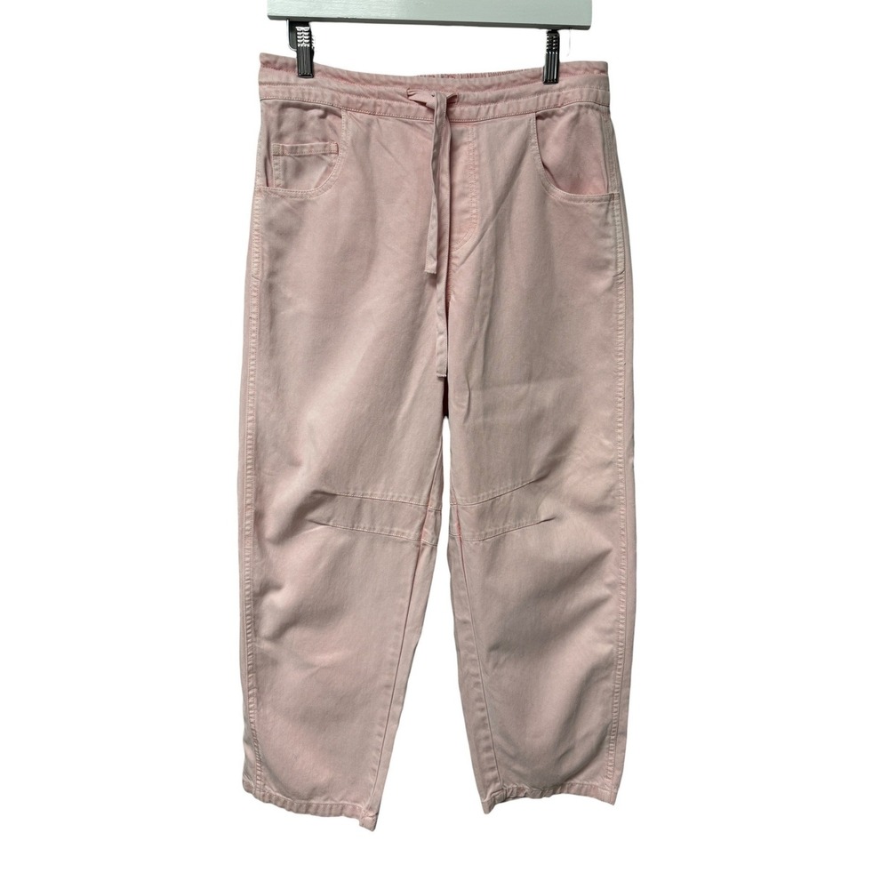 YFB Barrel Pants Young Fabulous & Broke‎ Drawstring Pink Womens M Utility Casual
